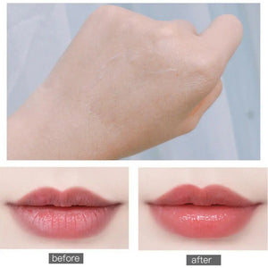 Fresh Fruit Lip Balm Moisturizing Hydrating Heart Shape Care Strawberry Beauty Repair And Skin Care Lip Lip Peach Products Q6E3
