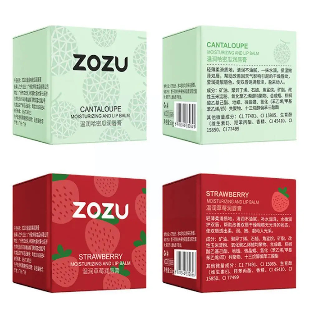 Fresh Fruit Lip Balm Moisturizing Hydrating Heart Shape Care Strawberry Beauty Repair And Skin Care Lip Lip Peach Products Q6E3