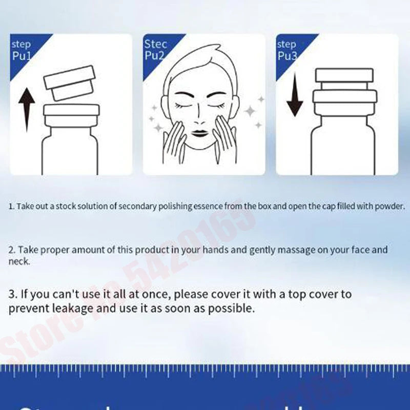 Polypeptide Collagen Filling Powder Serum Face Cream Moisturizing Nourishing Beauty Skin Care Product Powder Essence