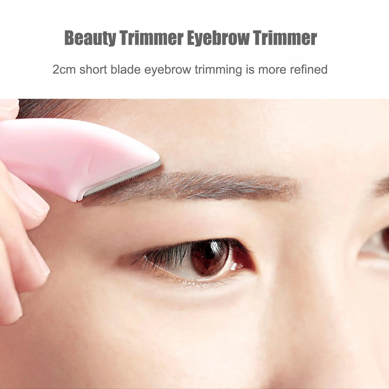 Falcate Eyebrow Trimmer Scissor With Comb Beauty Product Eyebrow Trimming Knife Eyebrow Women Beginner Brow Trimmer Makeup Tools
