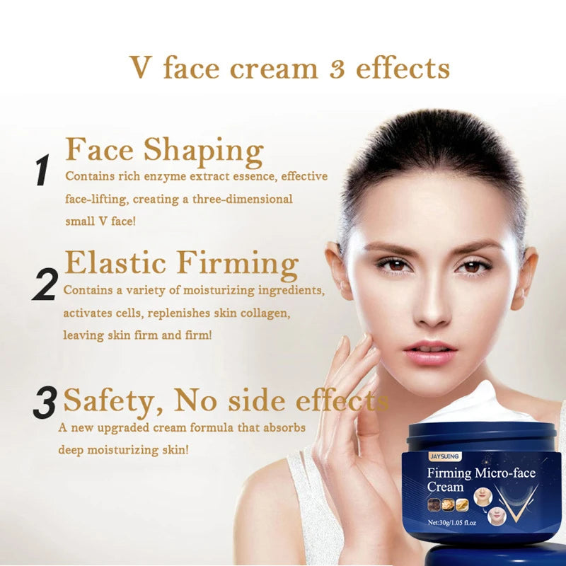 V-Shape Firming Slimming Face-lift Cream Harmless Removal Double Chin Face Fat Burning Anti-aging Products Beauty Health