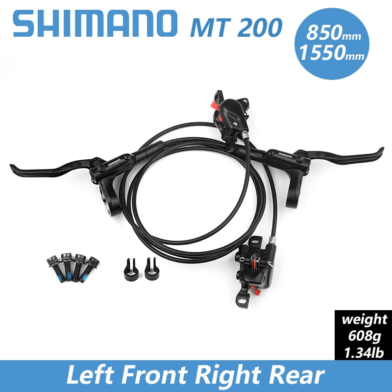 Shimano BR BL MT200 Bicycle Hydraulic Brake 800/1350/1450mm MTB Hydraulic Disc Brake Mountain Bike Upgrade MT315 Bike Parts