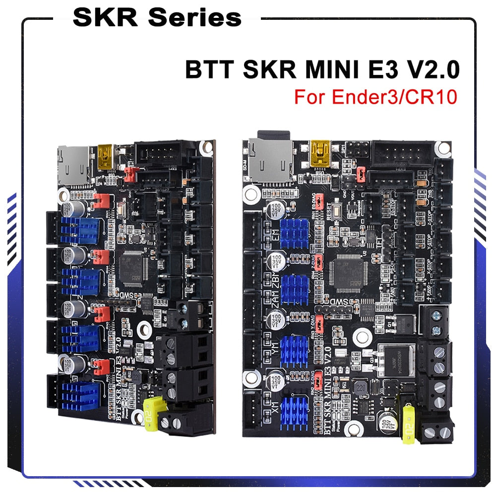 BIGTREETECH SKR MINI E3 V2 32Bit 3D Motherboard TMC2209 3D Printer Parts For Ender 3/5 Pro Upgrade BTT SKR V1.4 Turbo SKR 2
