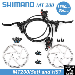 Shimano BR BL MT200 Bicycle Hydraulic Brake 800/1350/1450mm MTB Hydraulic Disc Brake Mountain Bike Upgrade MT315 Bike Parts