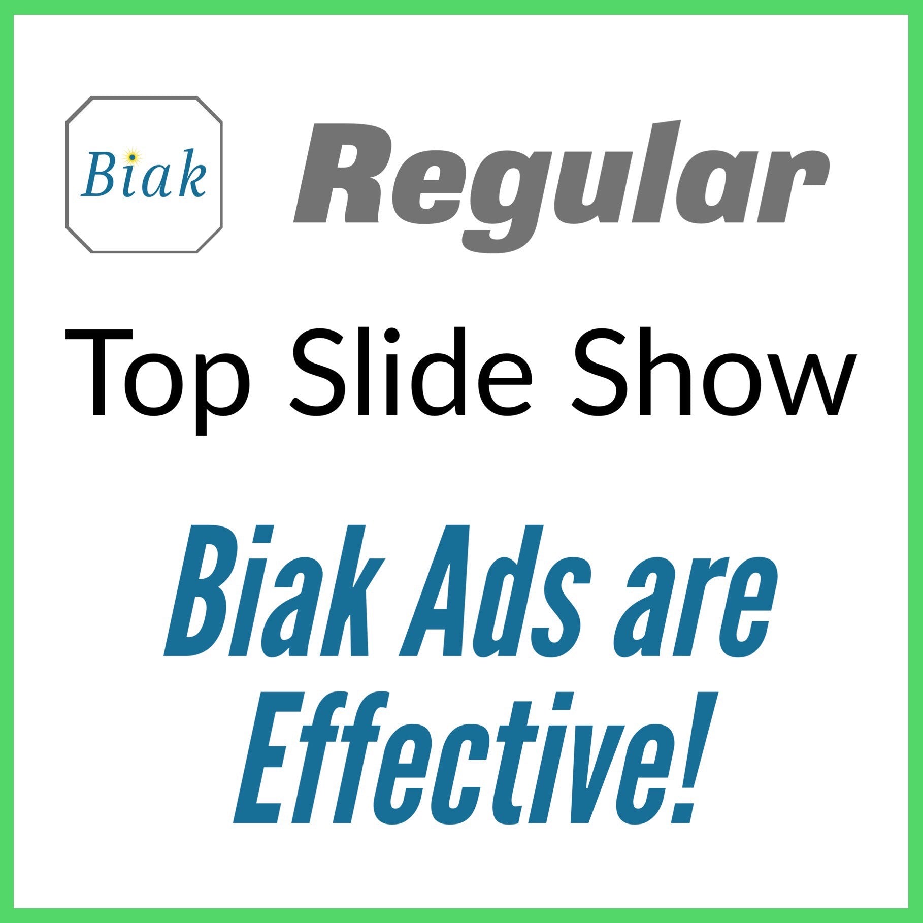 Regular Top Slide Show