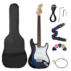 6 String ST Electric Guitar 39 Inch 21 Frets Basswood Body Electric Guitar With Speaker Necessary Guitar Parts & Accessories