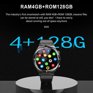LEMFO LEM15 4G Smart Watch Men 128GB ROM 900mAh Power Bank 2021 Dual Cameras Smartwatch GPS Helio P22 Chip Android 10.7