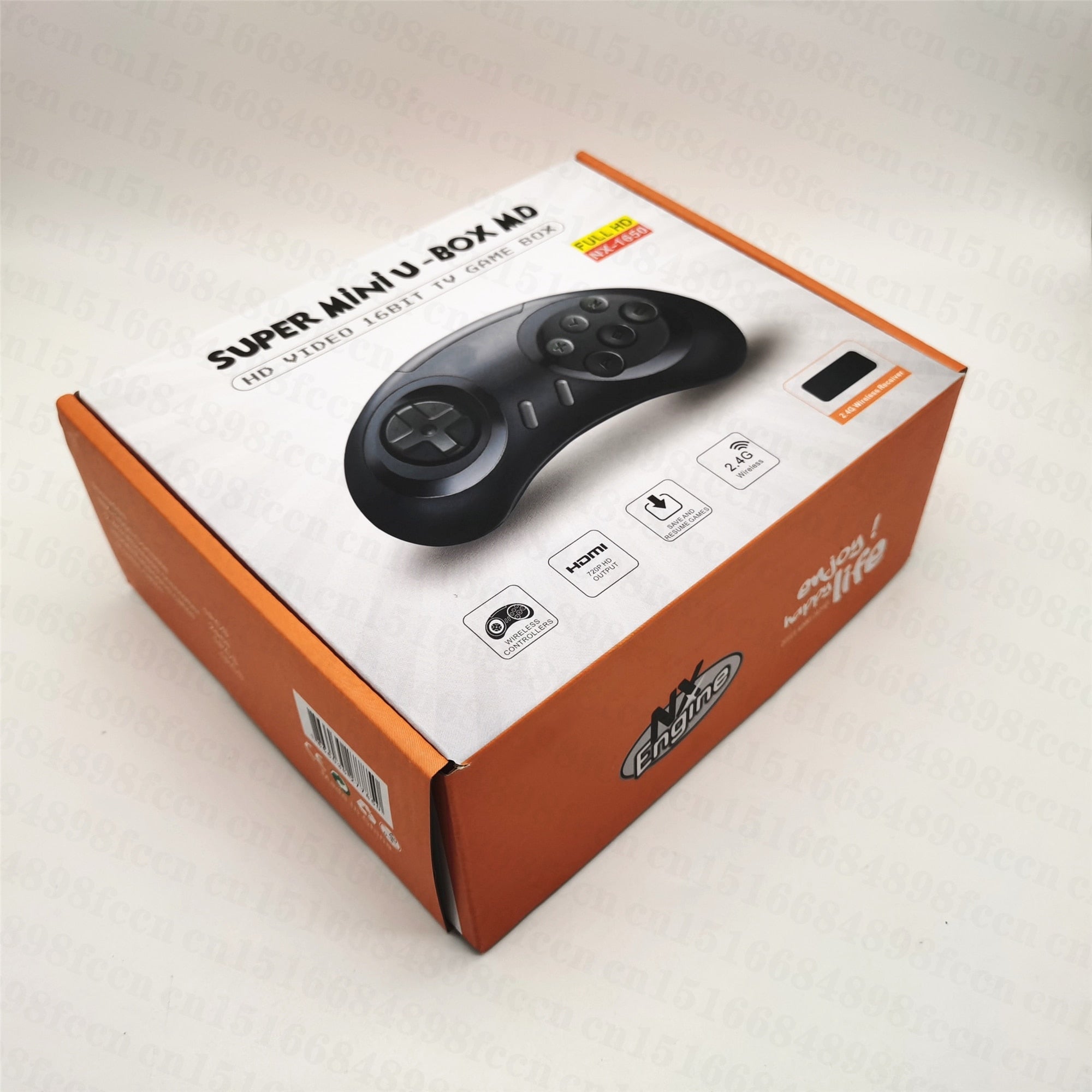 Wireless HD Mini Retro TV Video Game Console For Genesis For Master System Games Support TF Card Save&amp;Load 1600 Built-In Games