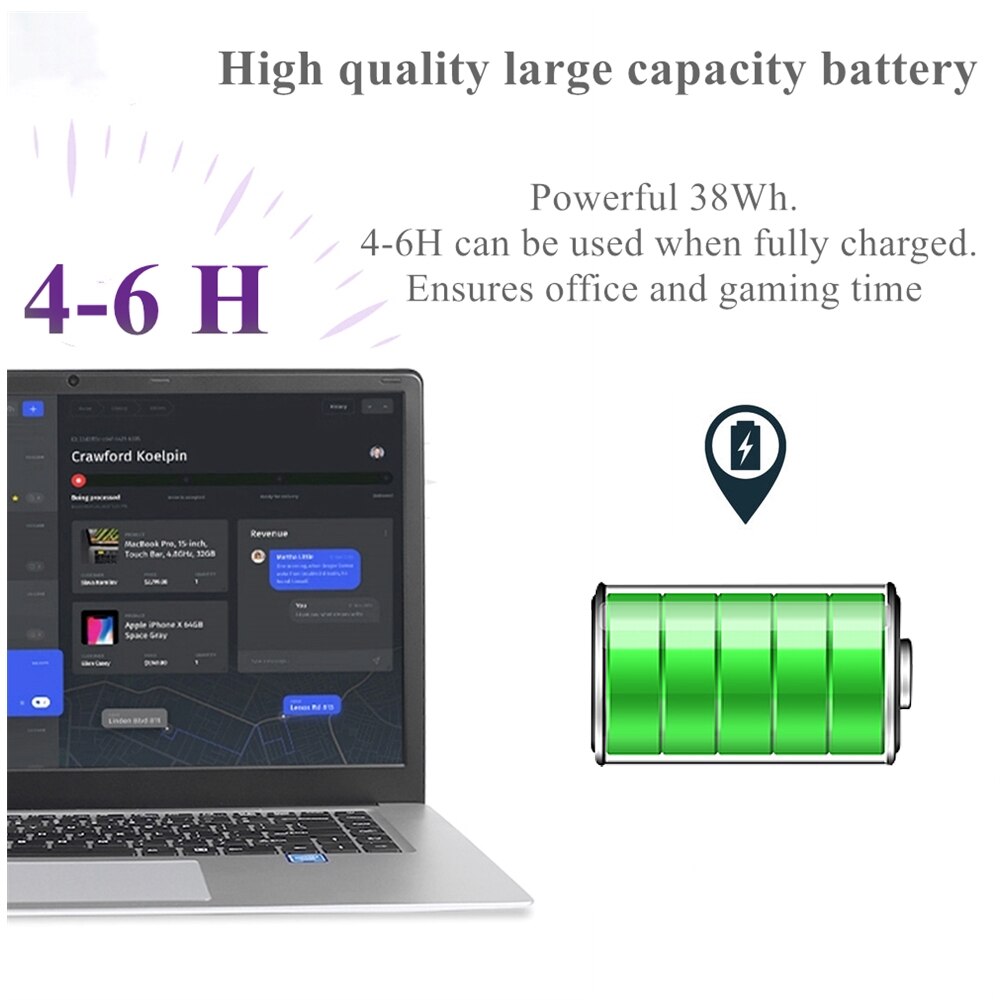 2022 NEW 15.6 inch Student Laptop intel J3455 Quad Core 128GB 512GB SSD ROM 8GB RAM Notebook Computer Windows10 Laptop Ultrabook