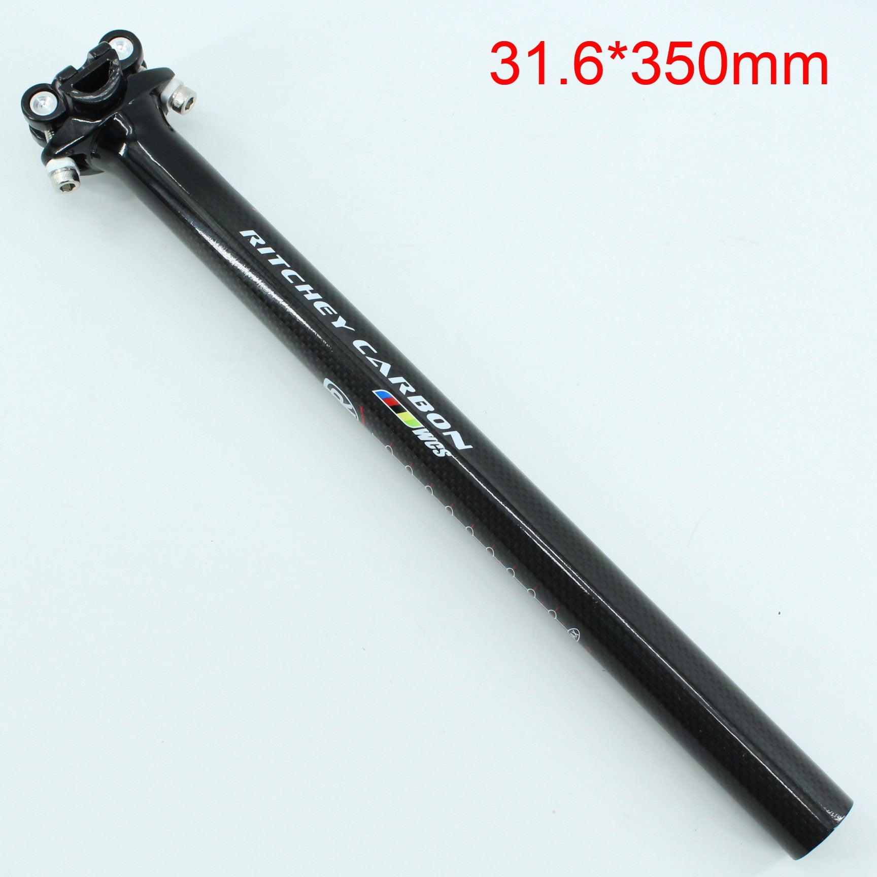 New Mountain Road bike alloy+3K carbon fibre seatpost carbon bicycle seatpost 25.4/27.2/30.8/31.6*350/400mm MTB parts Free ship