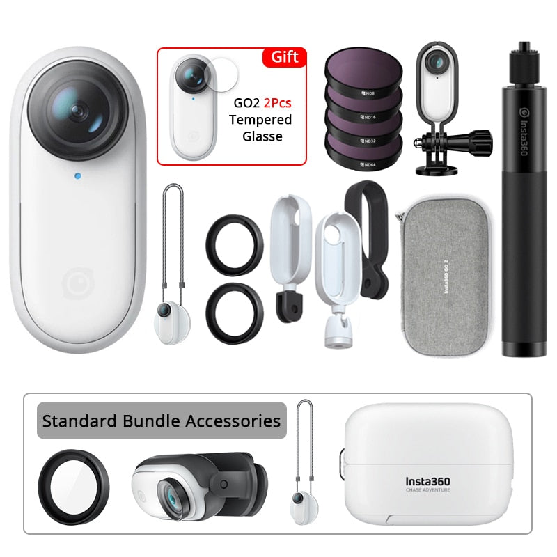 Insta360 GO 2 32G 64GB Small Action Camera Mini Sport Vlog Video Camera Insta360 Go 2 32G 64G Camera Go2 For IPhone and Android