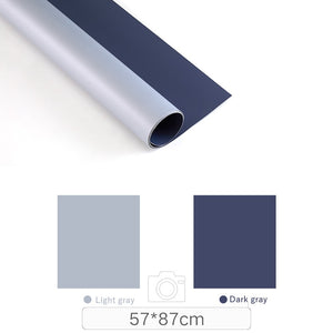 Photography Backdrops Photo Wallpaper 57*87cm 2sides Solid Color Background Paper Props For Photo Studio Shoot Product Cosmetics