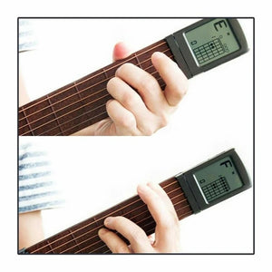Pocket Guitar Chord Trainer Six Grade with LED Screen Display Beat Climbing Lattice  Accessories Practical
