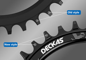 Deckas 104BCD Round Narrow Wide Chainring MTB Mountain bike bicycle 104BCD 32T 34T 36T 38T crankset Tooth plate Parts 104 BCD