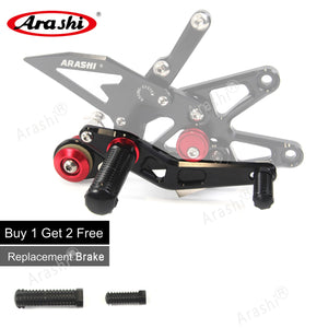 Arashi Spare Parts Adjustable Rearsets Replacement Shift Linkage Lever Gear Selector Motorcycle Footrest Spare Parts Foot Pegs