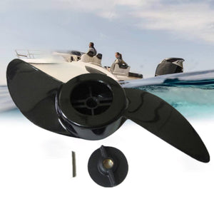 Durable Outboard Motor Electric Engine 2 Blades Replacement Parts Stable Outdoor Boat Propeller Fishing Marine For Haibo ET34L