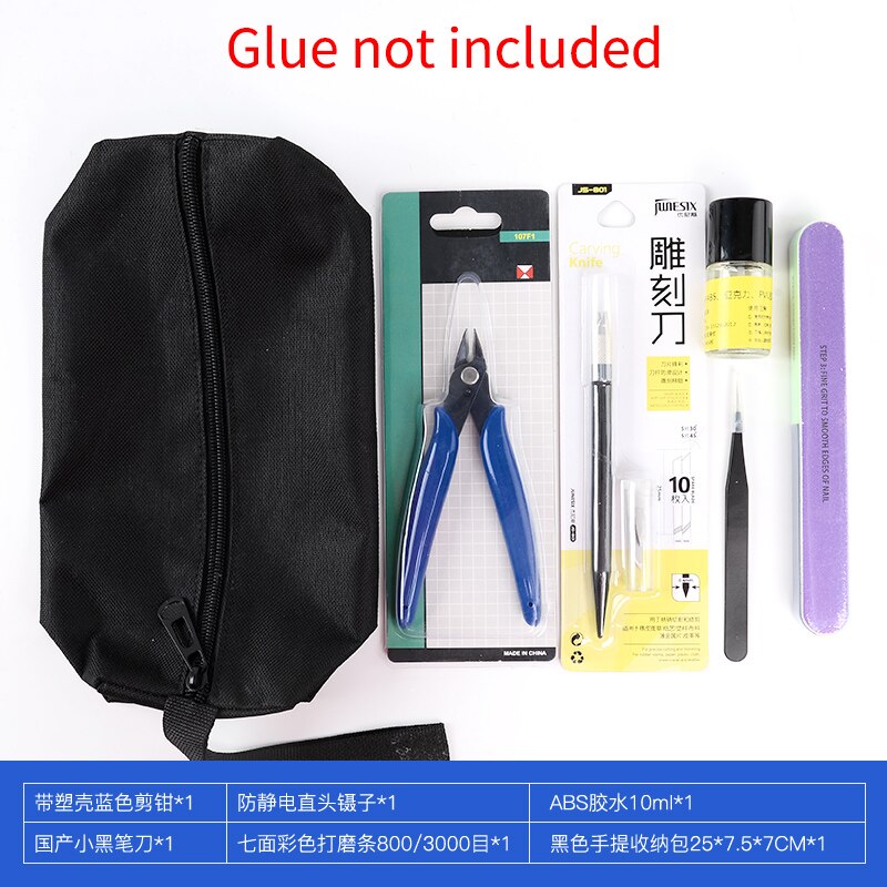 New Model Building Tools For Gundam Tools Hobby Military Model DIY Accessories Grinding Cutting Mat Polishing Tools Set(no glue)