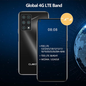 Cubot X30 Smart Phone 48MP Five Rear AI Camera 128GB/256GB Cellphone NFC  6.4" Fullview Display Android10 Cell Phone