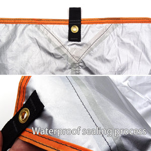 3x5m 3x4m Awning Waterproof Tarp Tent Outdoor Sun Shelter Camping Tourist Tarp Canopy Sunshade Sun Shade Beach Garden