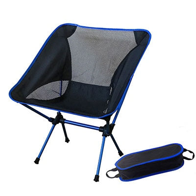 Camping Chair High Back Folding Camp Chair for Fishing, Garden Backpacking Outdoor Camping Chair for Beach Travel Recliner