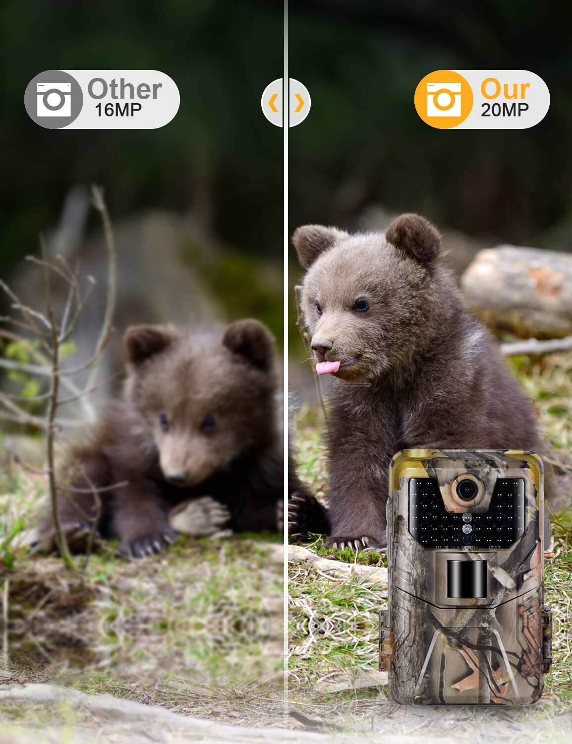 Wifi Hunting Cameras 940nm APP Surveillance Wireless Bluetooth Control Wifi900 1296P Night Vision Wildlife Photo Traps Camera