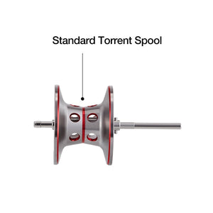 Piscifun Torrent Fishing Reel Shallow Spool 14g Lightweight Aluminum Magnetic Brake Baitcasting Reel Spare Parts Replacement