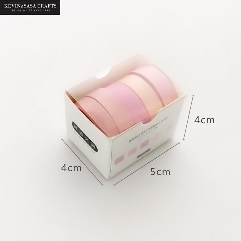 5pcs/set Printing Washi Tape Set Diy Masking Tape Cute Stickers School Suppliers Stationery Gift Presented By Kevin&Sasa Crafts