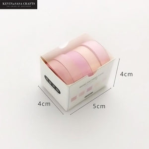5pcs/set Printing Washi Tape Set Diy Masking Tape Cute Stickers School Suppliers Stationery Gift Presented By Kevin&Sasa Crafts