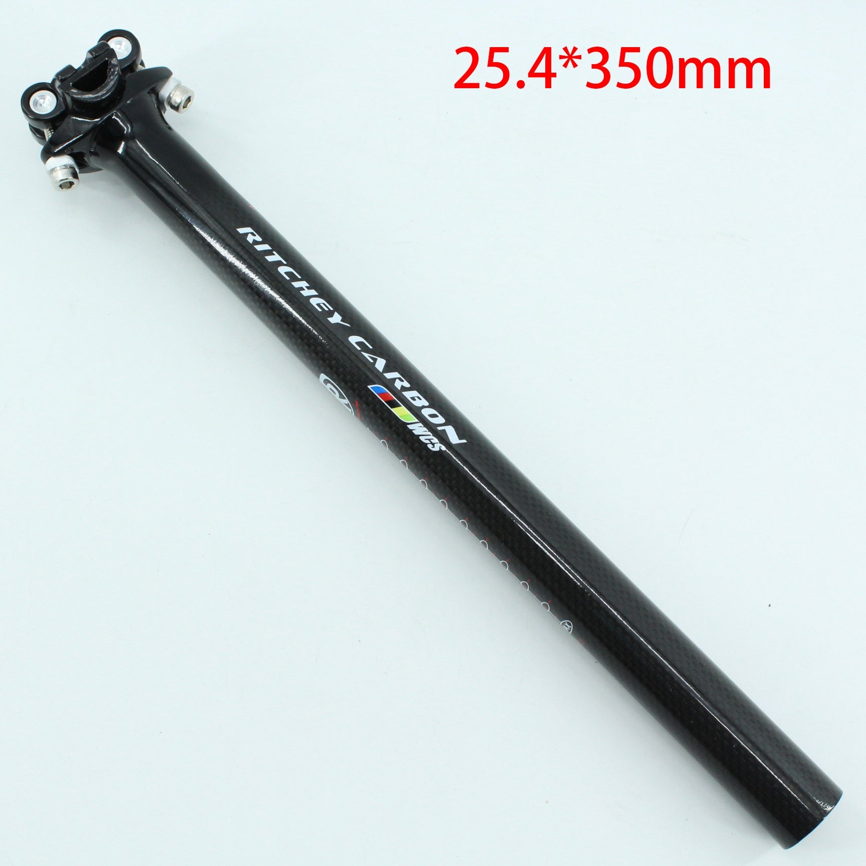 New Mountain Road bike alloy+3K carbon fibre seatpost carbon bicycle seatpost 25.4/27.2/30.8/31.6*350/400mm MTB parts Free ship