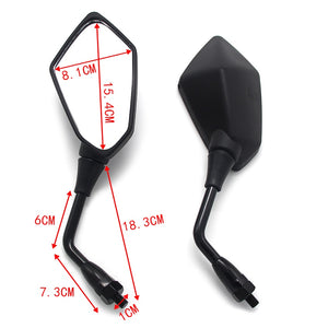 Motorcycle Rearview Mirrors Side Mirror For Kawasaki Z750R Z750 Z750S Z1000 KLE650 Versys 650 1000 KLV1000 ER650 ER-6N     Parts
