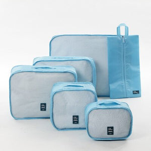 Durable Unisex Travel Bag 6Pcs/set Packing Cubes Set Organizer Luggage Bags Large Capacity Travel Hand Clothing Sorting Organize