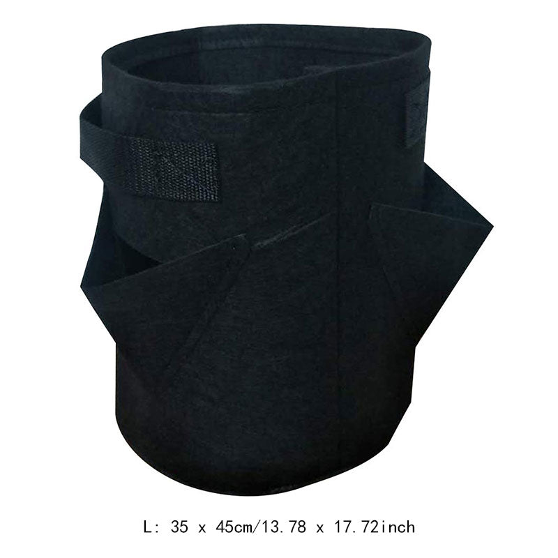 Garden Outdoor Planting Grow Bag Strawberry Vertical Flower Herb Pouch Root Breathable Vegetable Round Reusable Pot Planter D30