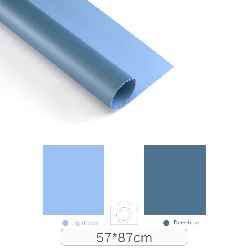 Photography Backdrops Photo Wallpaper 57*87cm 2sides Solid Color Background Paper Props For Photo Studio Shoot Product Cosmetics