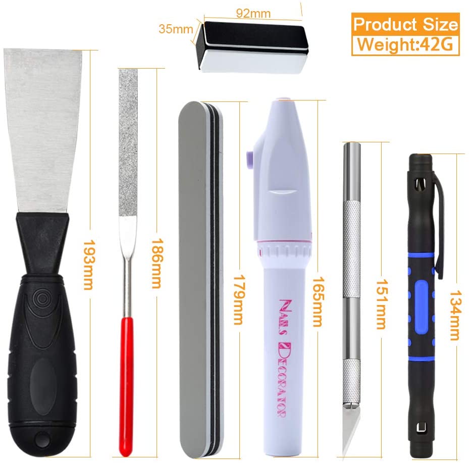 Gundam Model Tools Kit Professional 42 in 1 Modeler Basic Tools Craft Set Hobby Building Tool Kit with Tool Case