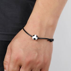 HXMENG Simple Football Fans Souvenir Bracelet Fashion Sports Hand Accessories Gifts Male And Female Bangles Bracelets Jewelry