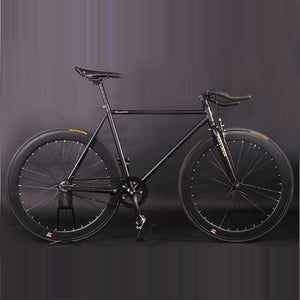 Fixie Bike Fixed Gear Bike 52cm Cycling City Bike Steel Frame Magnesium Alloy Wheel Single Speed Bicycle