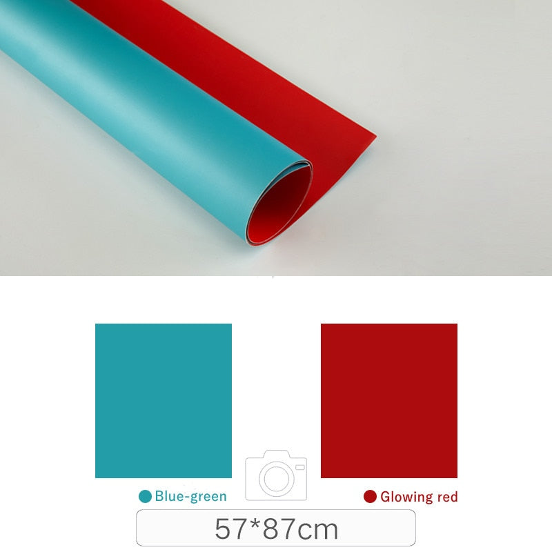Photography Backdrops Photo Wallpaper 57*87cm 2sides Solid Color Background Paper Props For Photo Studio Shoot Product Cosmetics