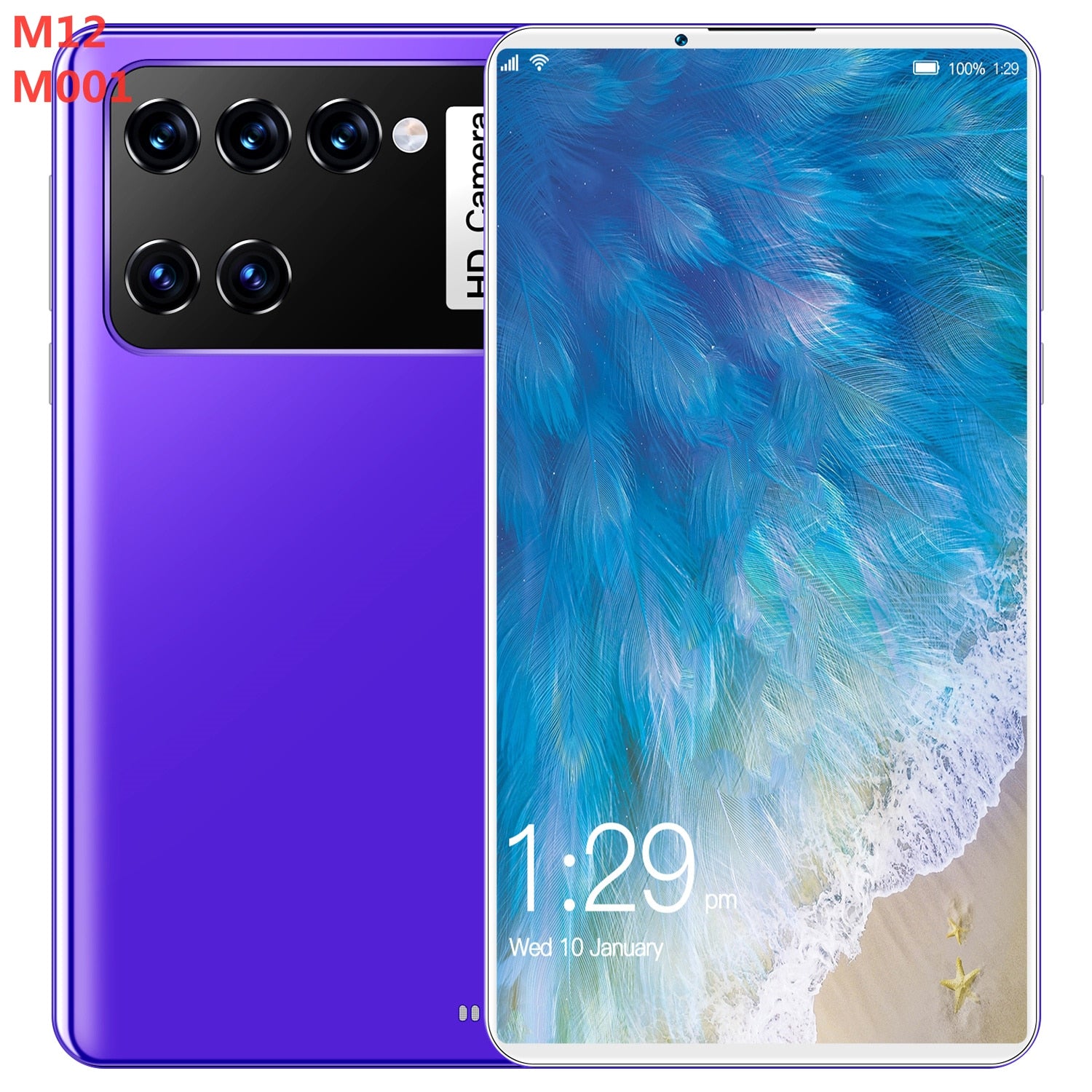 M12 Pad Tablet Android12 WPS Office 8 Inch 6GB RAM 128GB ROM 48MP 5G Deca Core Dual Sim GPS Send Keyboard Google Play Tablette