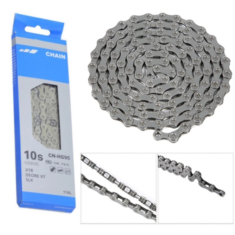 Mountain Bike Chain 10 30 Speed For-Shimano HG54 HG95 Bicycle Cycling 116L Chain Durable MTB Road Bikes Accessories Parts