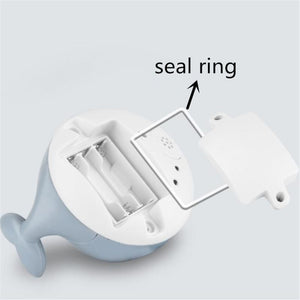 Baby Light Up Bath Tub Toys Whale Water Sprinkler Pool Toys for Toddlers Infants Kids