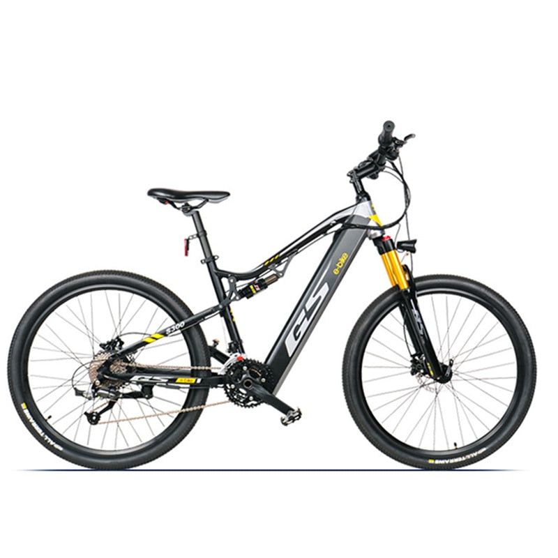 27.5-inch electric-powered soft-tail mountain bike Front and rear double shock absorbers 48V500w li-ion lithium battery TR ebike