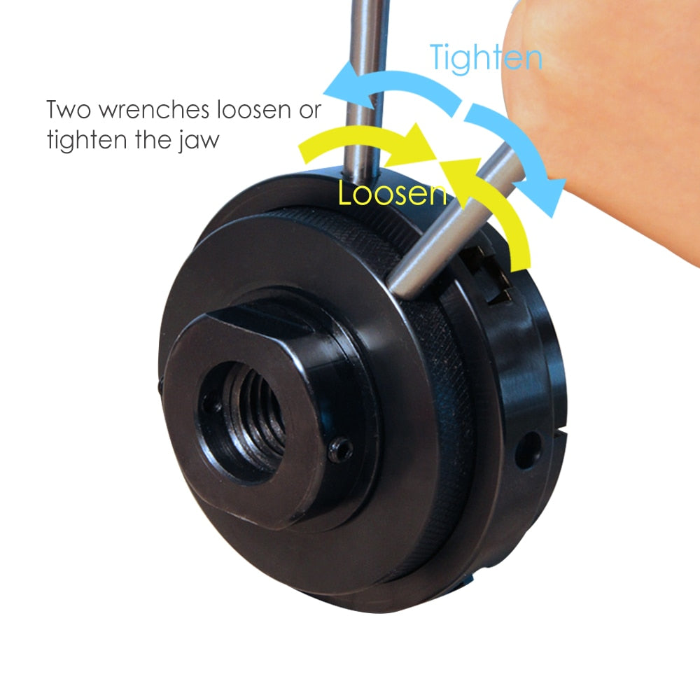 4&quot; Inch Wood Lathe Chuck 100mm 4 Jaw Self Centering Thread M33 1&quot; M18 Woodturning Tool Accessories for Woodworking DIYer Hobbies