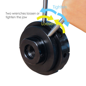 4&quot; Inch Wood Lathe Chuck 100mm 4 Jaw Self Centering Thread M33 1&quot; M18 Woodturning Tool Accessories for Woodworking DIYer Hobbies
