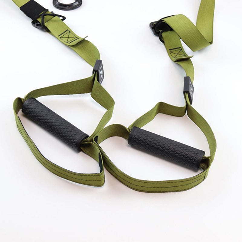 Home Fitness Gym Equipment Exercise Hanging Straps Belt Suspension Sling Body Trainer Resistance Bands Set Yoga Belt Equipment