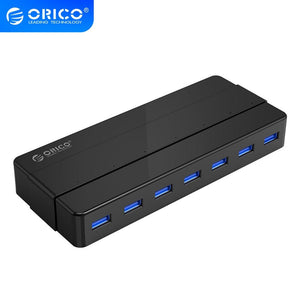 ORICO USB HUB 7/4 Port USB3.0 Desktop HUB with 12V Power Adapter USB Splitter For Computer Accessories