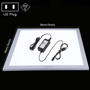 PULUZ 1200LM 15/15in/38x38 cm LED Photography Shadowless Bottom Light Lamp Panel Dimmable for 40cm Photo Studio Shoot Tent Box