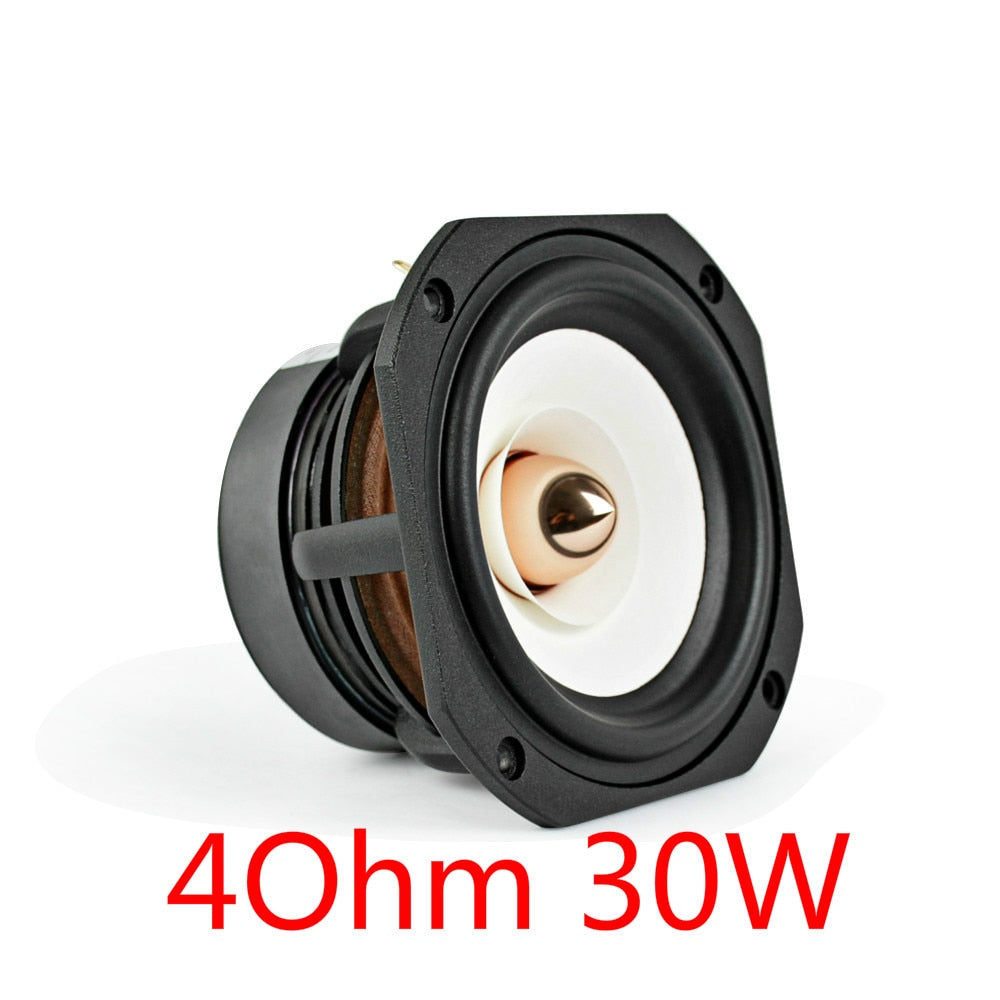 AIYIMA 1Pcs 4 Inch Full Range Speaker Driver 4 8Ohm 30W HIFI Treble Bass Loudspeaker Desktop Bookshelf Audio Sound Speaker