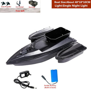 Smart Fixed Speed Cruise Radio Remote Control Fishing Bait Boat 1.5KG 500M Dual Night Light Lure Fishing RC Bait Boat Fishing