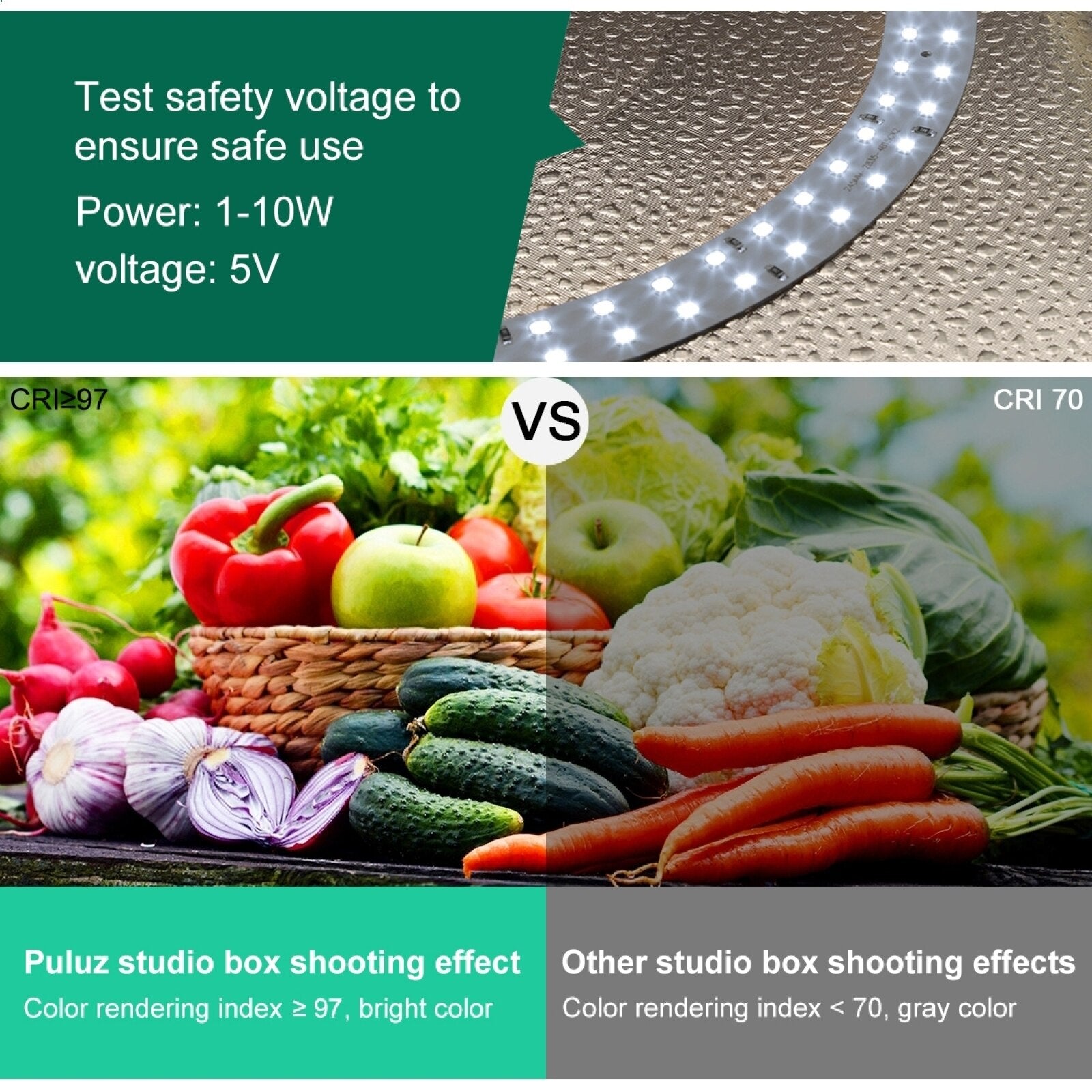 PULUZ Photo Studio Ring LED 30cm Light Box Shooting Tent Desktop Box Kit with 6 Colors Backgrounds Photography LightBox Kits 5V