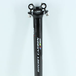New Mountain Road bike alloy+3K carbon fibre seatpost carbon bicycle seatpost 25.4/27.2/30.8/31.6*350/400mm MTB parts Free ship
